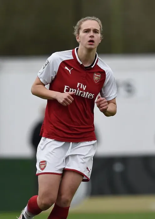 Framed Print : Arsenal Women vs Chelsea Ladies: WSL Quarterfinals Showdown (1 / 4 / 2018) - Arsenal vs Chelsea Ladies: Battle for the Womens Super League Semifinals (2017-18)