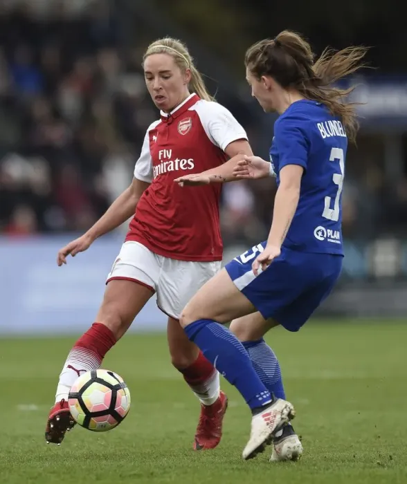 Framed Print : Arsenal Women vs Chelsea Ladies: WSL Quarterfinals Showdown (2018)