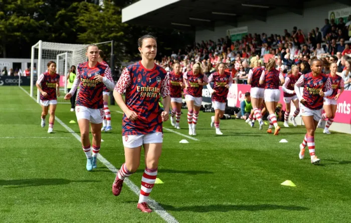 Framed Print : Arsenal Women vs Chelsea Women: FA Cup Semi-Final at Meadow Park