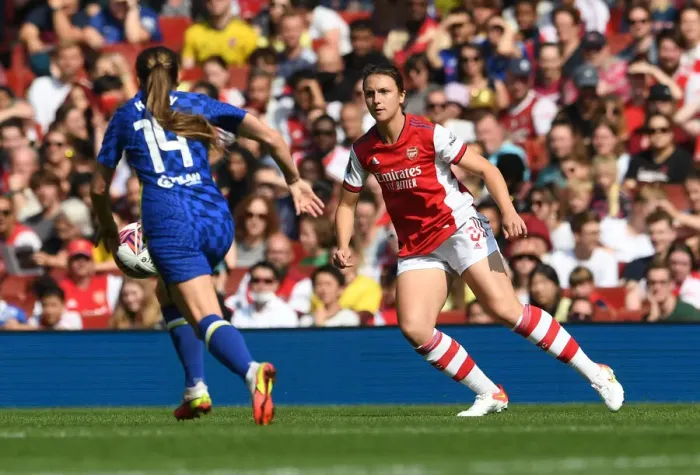 Framed Print : Arsenal Women vs. Chelsea Women: FA WSL Showdown at Emirates Stadium (2021-22) Framed Print : Arsenal Women vs. Chelsea Women: FA WSL Showdown at Emirates Stadium (2021-22)