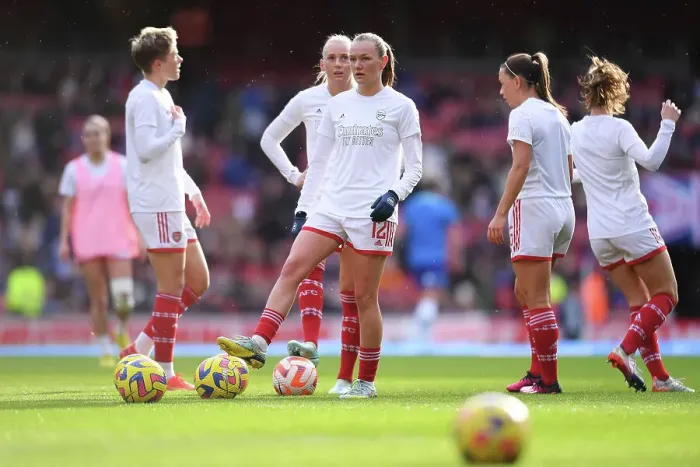 Framed Print : Arsenal Women vs Chelsea Women: Frida Maanum Prepares for FA WSL Clash at Emirates Stadium Framed Print : Arsenal Women vs Chelsea Women: Frida Maanum Prepares for FA WSL Clash at Emirates Stadium