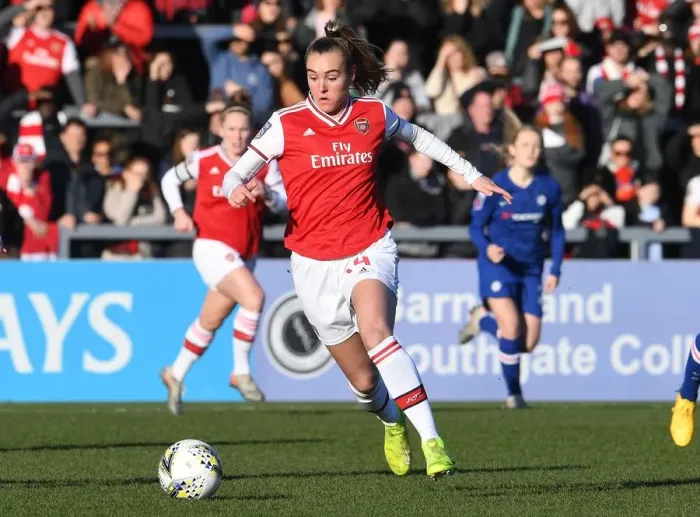 Framed Print : Arsenal Women vs. Chelsea Women: Jill Roord in Action - FA WSL Showdown at Meadow Park