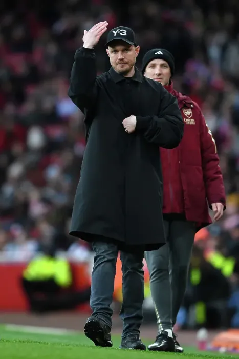 Framed Print : Arsenal Women vs Chelsea Women: Manager Jonas Eidevall Plots Strategy at Emirates Stadium (2023-24) Framed Print : Arsenal Women vs Chelsea Women: Manager Jonas Eidevall Plots Strategy at Emirates Stadium (2023-24)
