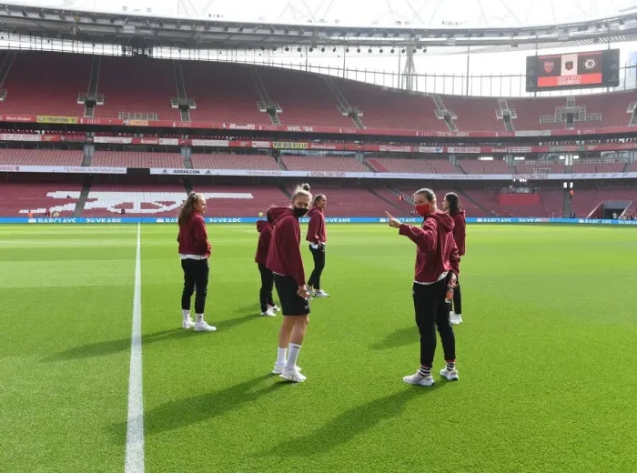 Framed Print : Arsenal Women vs Chelsea Women: Miedema and Wubben-Moy Prepare for FA WSL Clash at Emirates Stadium Framed Print : Arsenal Women vs Chelsea Women: Miedema and Wubben-Moy Prepare for FA WSL Clash at Emirates Stadium