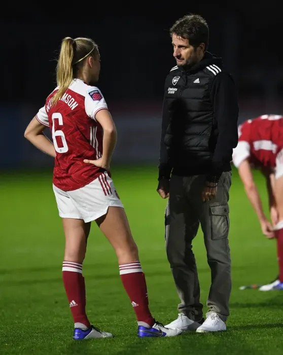 Framed Print : Arsenal Women vs Chelsea Women: Montemurro and Williamson Discuss Post-Match at FA WSL Framed Print : Arsenal Women vs Chelsea Women: Montemurro and Williamson Discuss Post-Match at FA WSL