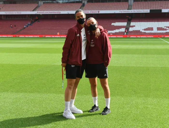 Framed Print : Arsenal Women vs Chelsea Women: Pre-Match Moment at Emirates Stadium (2021-22)