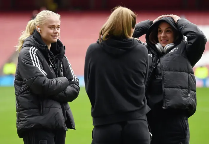 Framed Print : Arsenal Women vs Chelsea Women: Pre-Match Moment at Emirates Stadium (2022-23) Framed Print : Arsenal Women vs Chelsea Women: Pre-Match Moment at Emirates Stadium (2022-23)