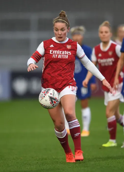 Framed Print : Arsenal Women vs. Chelsea Women Showdown: Kim Little's Unforgettable Performance in FA WSL Clash