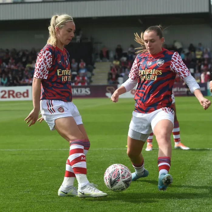 Framed Print : Arsenal Women vs. Chelsea Women: Vitality FA Cup Semi-Final Showdown