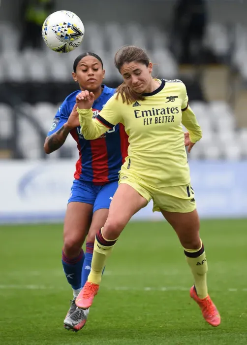 Framed Print : Arsenal Women vs. Crystal Palace Women: Vitality FA Cup 5th Round Clash at Meadow Park