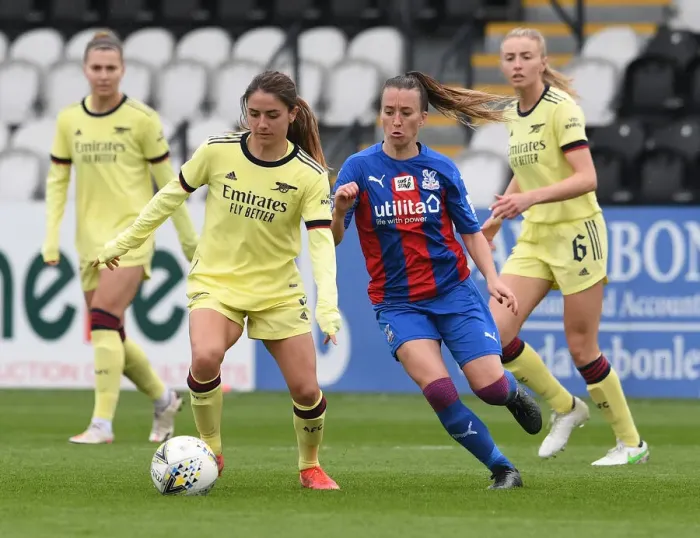 Framed Print : Arsenal Women vs. Crystal Palace Women: Vitality FA Cup 5th Round Showdown
