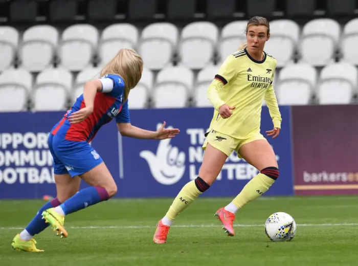 Framed Print : Arsenal Women vs Crystal Palace Women: Vitality FA Cup 5th Round Showdown