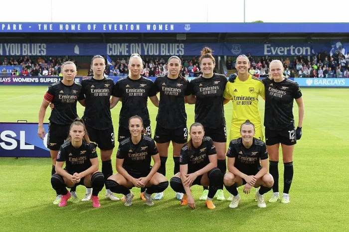 Framed Print : Arsenal Women vs. Everton FC: FA Women's Super League Showdown, Liverpool 2023