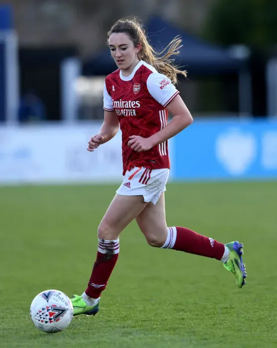 Framed Print : Arsenal Women vs Everton Women: Barclays FA WSL Clash at Meadow Park (2020-21)