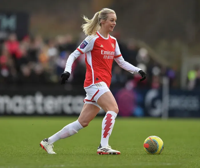 Framed Print : Arsenal Women vs Everton Women: Barclays Super League Clash at Meadow Park (2023-24)
