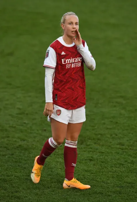 Framed Print : Arsenal Women vs Everton Women: Beth Mead in Action - Barclays FA WSL Match, December 2020