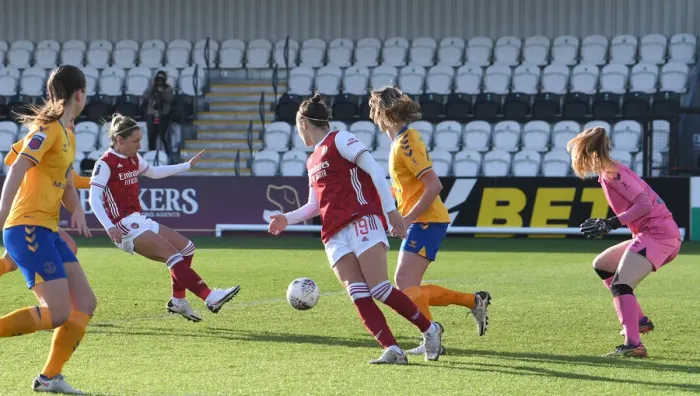 Framed Print : Arsenal Women vs Everton Women: Jordan Nobbs Scores in FA WSL Clash (2020-21) Framed Print : Arsenal Women vs Everton Women: Jordan Nobbs Scores in FA WSL Clash (2020-21)