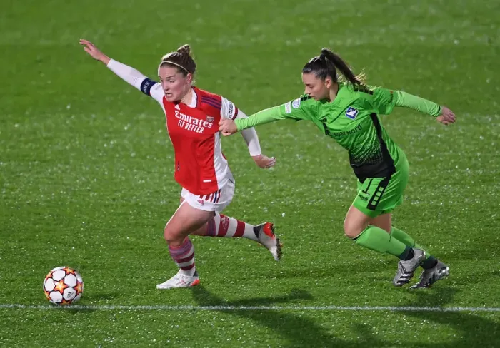 Framed Print : Arsenal Women vs HB Koge: Kim Little Faces Off in UEFA Women's Champions League Clash Framed Print : Arsenal Women vs HB Koge: Kim Little Faces Off in UEFA Women's Champions League Clash
