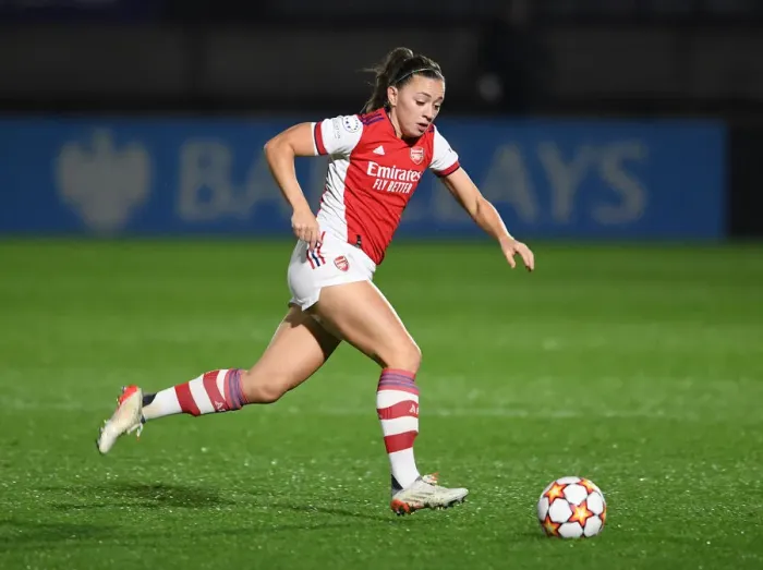 Framed Print : Arsenal Women vs HB Koge: A UEFA Women's Champions League Battle at Meadow Park Framed Print : Arsenal Women vs HB Koge: A UEFA Women's Champions League Battle at Meadow Park