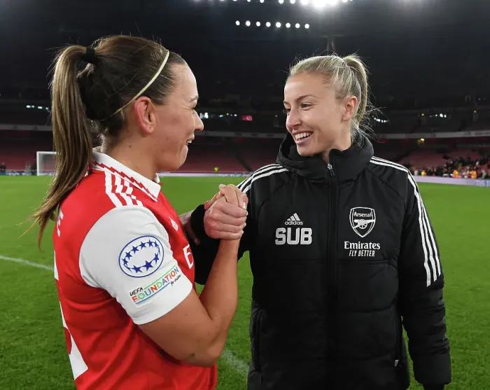 Framed Print : Arsenal Women vs Juventus Women: Clash in UEFA Champions League Group C (2022-23)