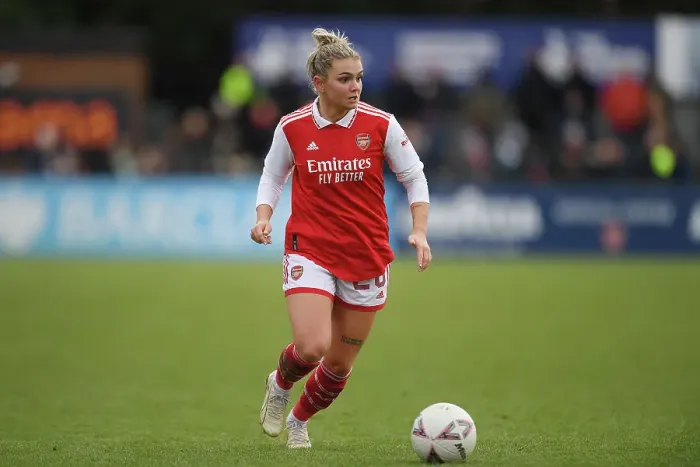 Framed Print : Arsenal Women vs Leeds United Women: FA Cup Fourth Round Battle at Meadow Park