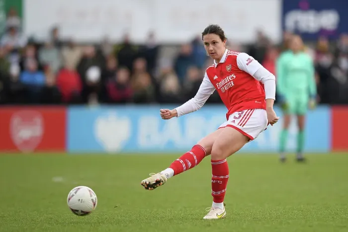Framed Print : Arsenal Women vs Leeds United Women: FA Cup Fourth Round Clash at Meadow Park