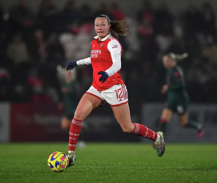 Framed Print : Arsenal Women vs Liverpool Women: Frida Maanum in Action - FA Women's Super League Clash (2022-23) Framed Print : Arsenal Women vs Liverpool Women: Frida Maanum in Action - FA Women's Super League Clash (2022-23)