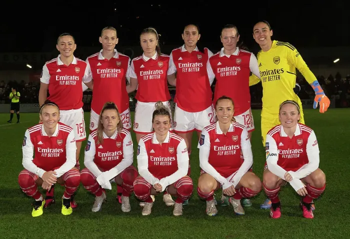 Framed Print : Arsenal Women vs Liverpool Women: Pre-Match Moment at Meadow Park, FA Women's Super League (2022-23)