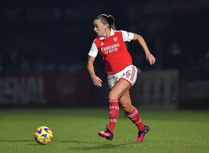 Framed Print : Arsenal Women vs Manchester City Women: FA WSL Cup Semi-Final Clash