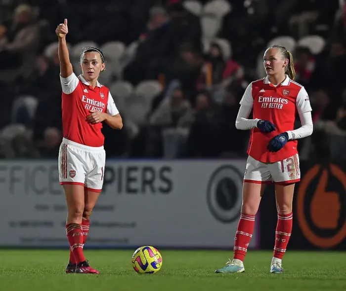 Framed Print : Arsenal Women vs Manchester City Women: FA WSL Cup Semi-Final Clash