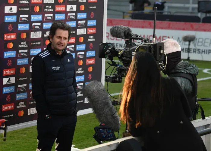 Framed Print : Arsenal Women vs Manchester United Women: Montemurro's Pre-Match Insights Amid FA WSL's Closed Doors (2021) Framed Print : Arsenal Women vs Manchester United Women: Montemurro's Pre-Match Insights Amid FA WSL's Closed Doors (2021)