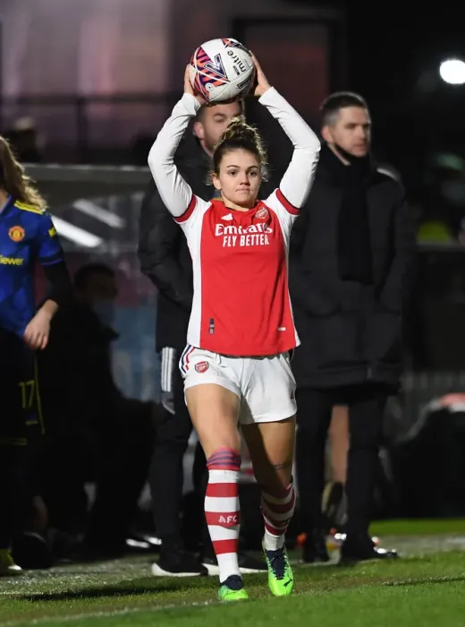 Framed Print : Arsenal Women vs Manchester United Women: FA Womens Continental Tyres League Cup Quarterfinal