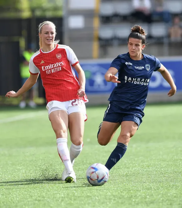 Framed Print : Arsenal Women vs Paris FC: Battle in Sweden - UEFA Champions League Showdown, September 2023 Framed Print : Arsenal Women vs Paris FC: Battle in Sweden - UEFA Champions League Showdown, September 2023