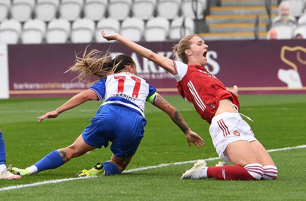 Arsenal Women vs. Reading Women: Miedema's Emotional Reaction to Foul in FA WSL Clash