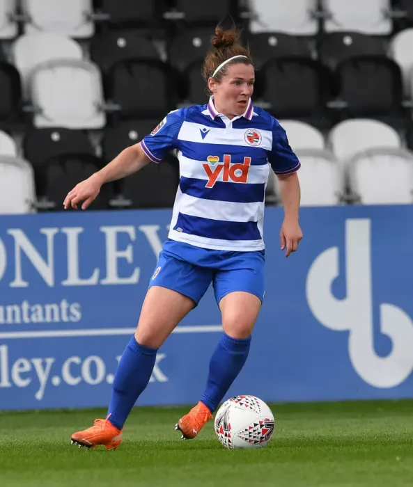 Framed Print : Arsenal Women vs. Reading Women: Barclays FA WSL Clash at Meadow Park - Emme Mitchell in Action (2020-21) Framed Print : Arsenal Women vs. Reading Women: Barclays FA WSL Clash at Meadow Park - Emme Mitchell in Action (2020-21)
