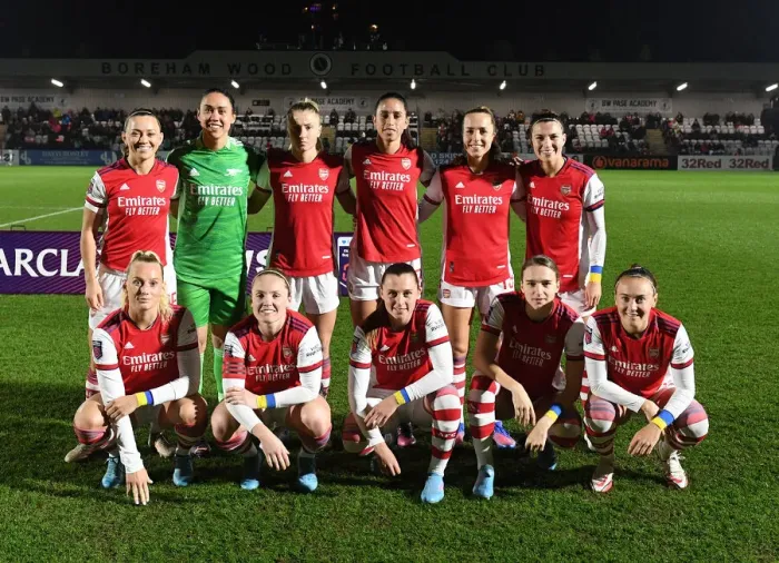 Framed Print : Arsenal Women vs. Reading Women: Barclays FA WSL Match at Meadow Park (2021-22)