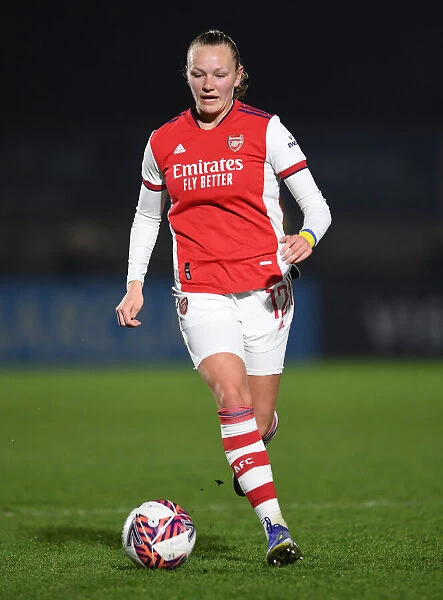 Arsenal Women vs Reading Women: Frida Maanum in Action during the 2021-22 Barclays FA Womens Super League Match