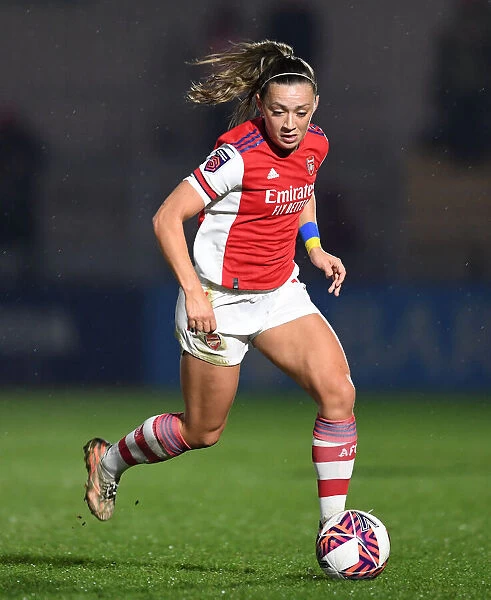 Arsenal Women vs Reading Women: Katie McCabe in Action during the 2021-22 Barclays FA WSL Match