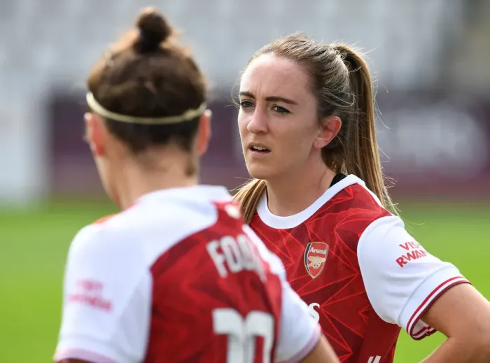 Framed Print : Arsenal Women vs Reading Women: Lisa Evans Reacts After 2020-21 Barclays FA WSL Match Framed Print : Arsenal Women vs Reading Women: Lisa Evans Reacts After 2020-21 Barclays FA WSL Match