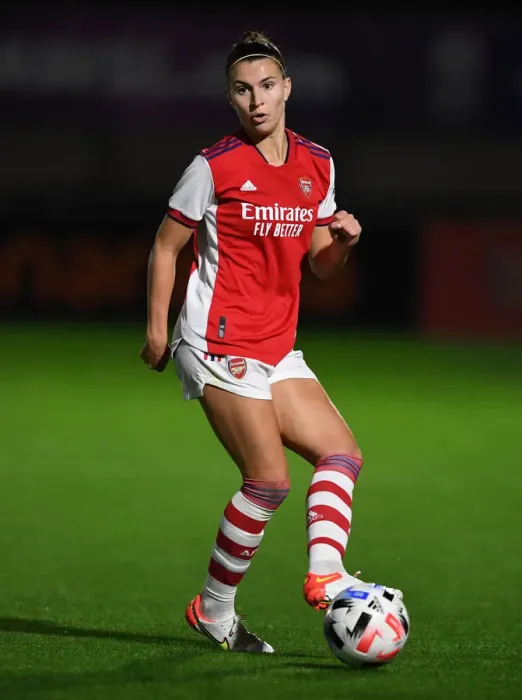 Framed Print : Arsenal Women vs Slavia Prague: Battle in the UEFA Women's Champions League at Meadow Park Framed Print : Arsenal Women vs Slavia Prague: Battle in the UEFA Women's Champions League at Meadow Park