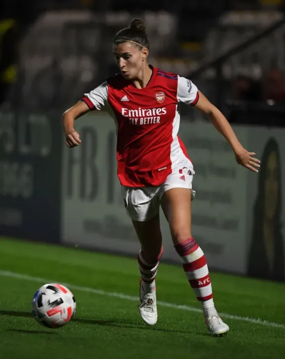 Framed Print : Arsenal Women vs Slavia Prague: A UEFA Women's Champions League Battle at Meadow Park