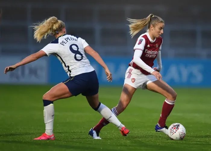 Framed Print : Arsenal Women vs. Tottenham Hotspur Women: FA Cup Clash at Meadow Park