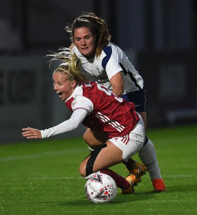 Framed Print : Arsenal Women vs. Tottenham Hotspur Women: FA Cup Clash at Meadow Park