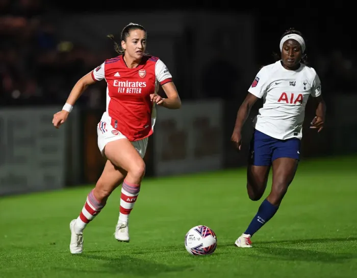 Framed Print : Arsenal Women vs. Tottenham Hotspur Women: FA Cup Quarterfinals Clash
