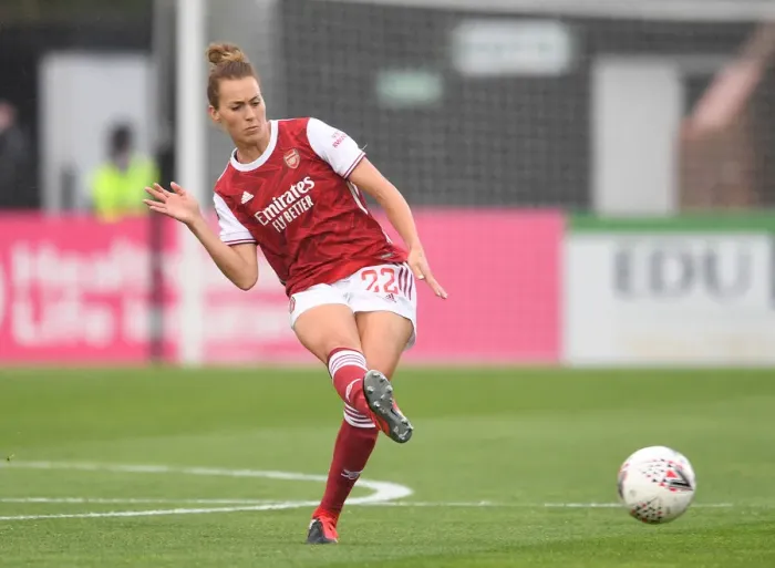 Framed Print : Arsenal Women vs. Tottenham Hotspur Women: FA Cup Showdown at Meadow Park