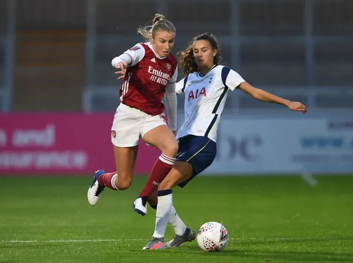 Framed Print : Arsenal Women vs. Tottenham Hotspur Women: FA Cup Showdown at Meadow Park