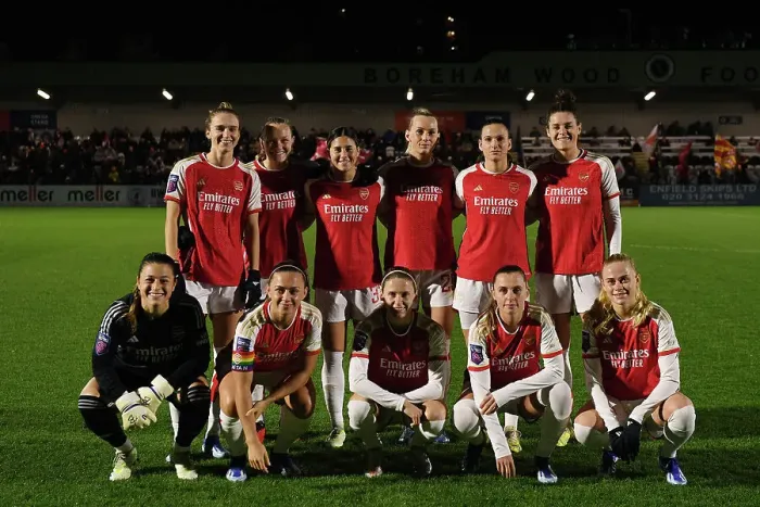Framed Print : Arsenal Women vs. Tottenham Hotspur Women - FA WSL Cup Clash at Meadow Park (2023-24) Framed Print : Arsenal Women vs. Tottenham Hotspur Women - FA WSL Cup Clash at Meadow Park (2023-24)