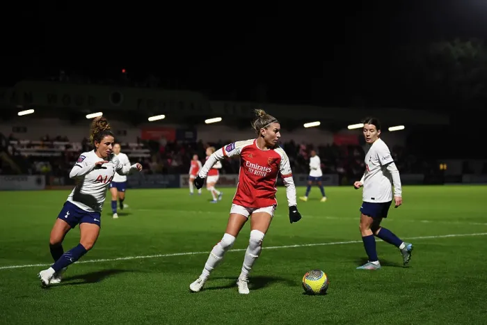 Framed Print : Arsenal Women vs. Tottenham Hotspur Women: FA WSL Cup Clash at Meadow Park Framed Print : Arsenal Women vs. Tottenham Hotspur Women: FA WSL Cup Clash at Meadow Park