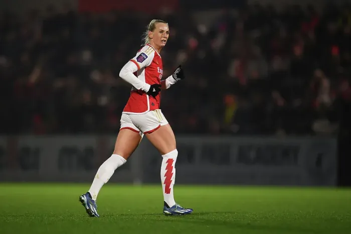 Framed Print : Arsenal Women vs. Tottenham Hotspur Women: FA WSL Cup Clash at Meadow Park