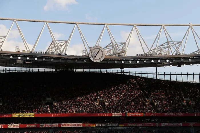 Framed Print : Arsenal Women vs VfL Wolfsburg: Semifinal Battle at Emirates Stadium (2022-23)